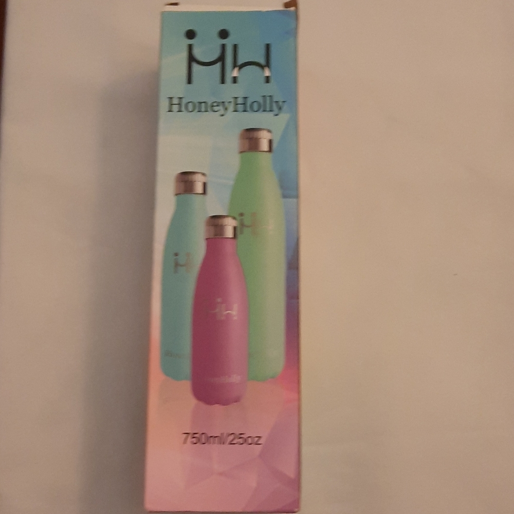 Honey Holly Stainless Steel Water Bottle